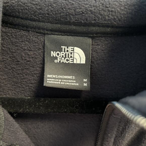 The North Face Jacket Mens Size Medium Yellow Black Full Zip Fleece Pockets - Picture 11 of 14